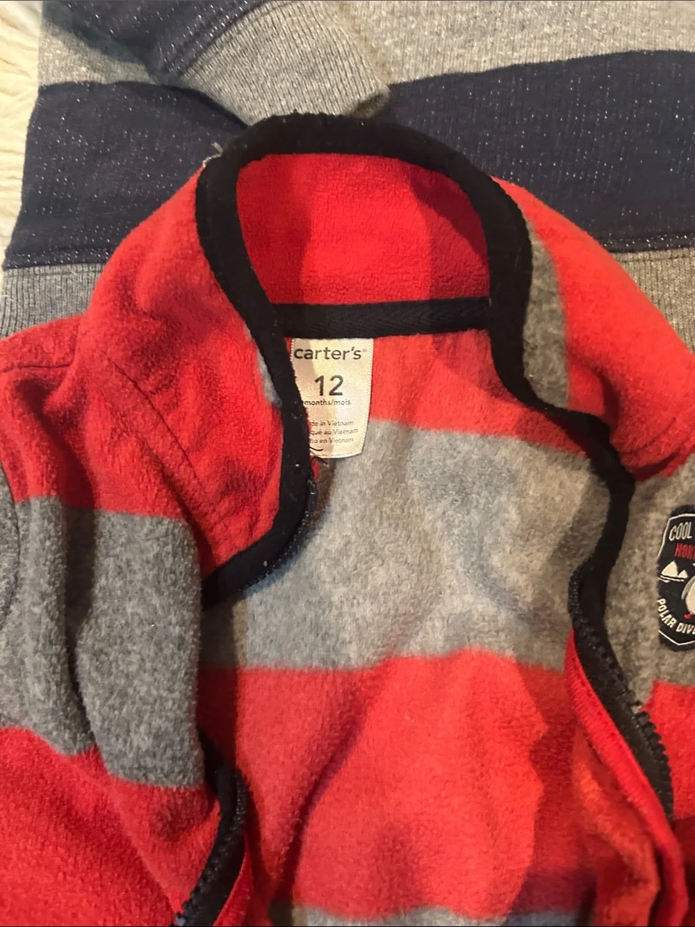 12 months boys long sleeve lot-Carters, Oshkosh, etc